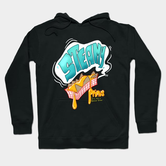 Steamy nachos Hoodie by Leahjoystudio